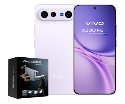 Smartfon vivo X300 FE 5G 12/512GB 120Hz Fiolet BOX Zestaw fotograficzny
